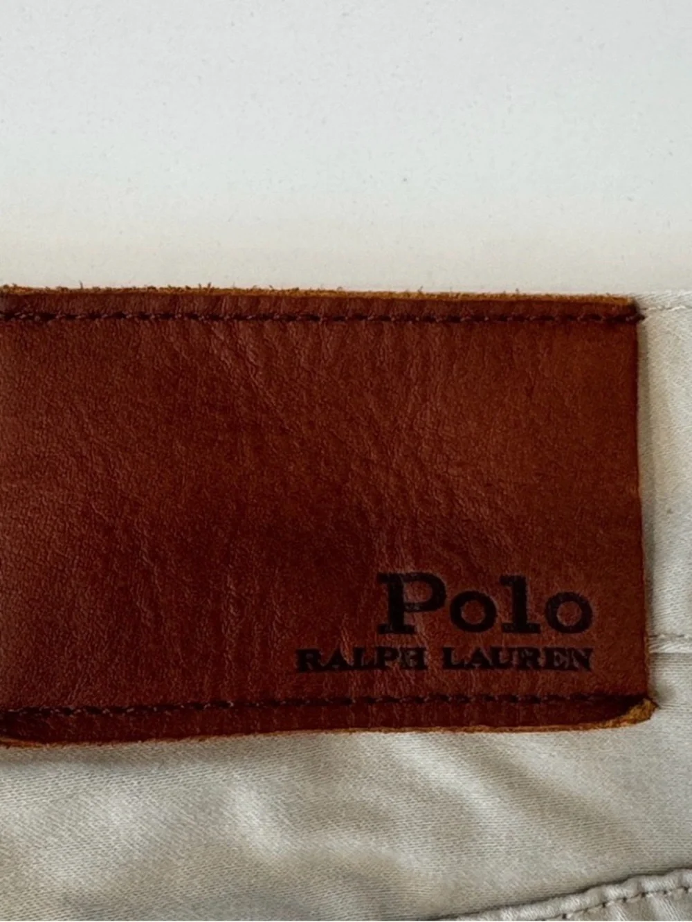 Polo by Ralph Lauren Beige Straight-Leg Chinos